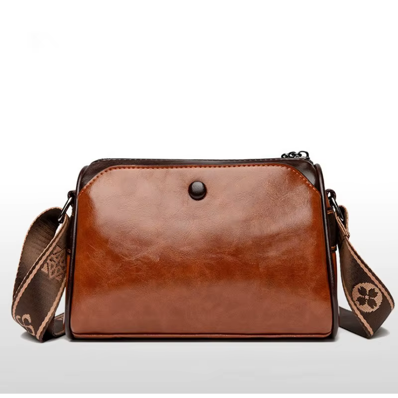 Sac à bandoulière pour femmes, sac rétro double face, sac à bandoulière de grande capacité, couleur unie, sac à bandoulière