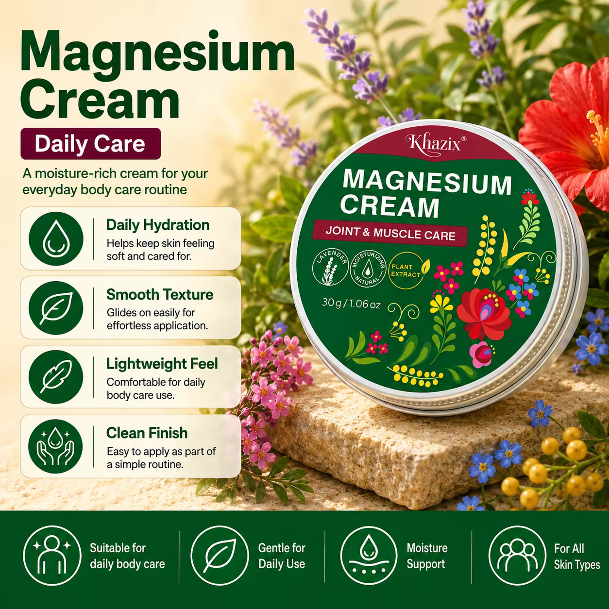 Crème au magnésium 30g