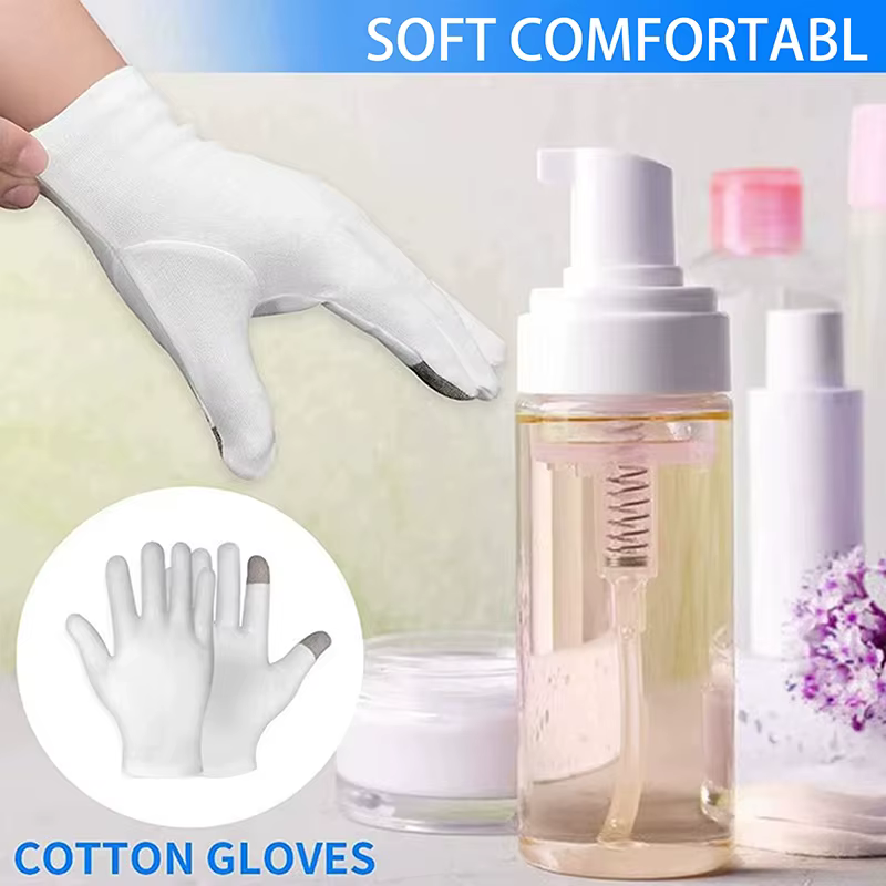 Gants hydratants en coton doux pour les mains sèches et craquelées