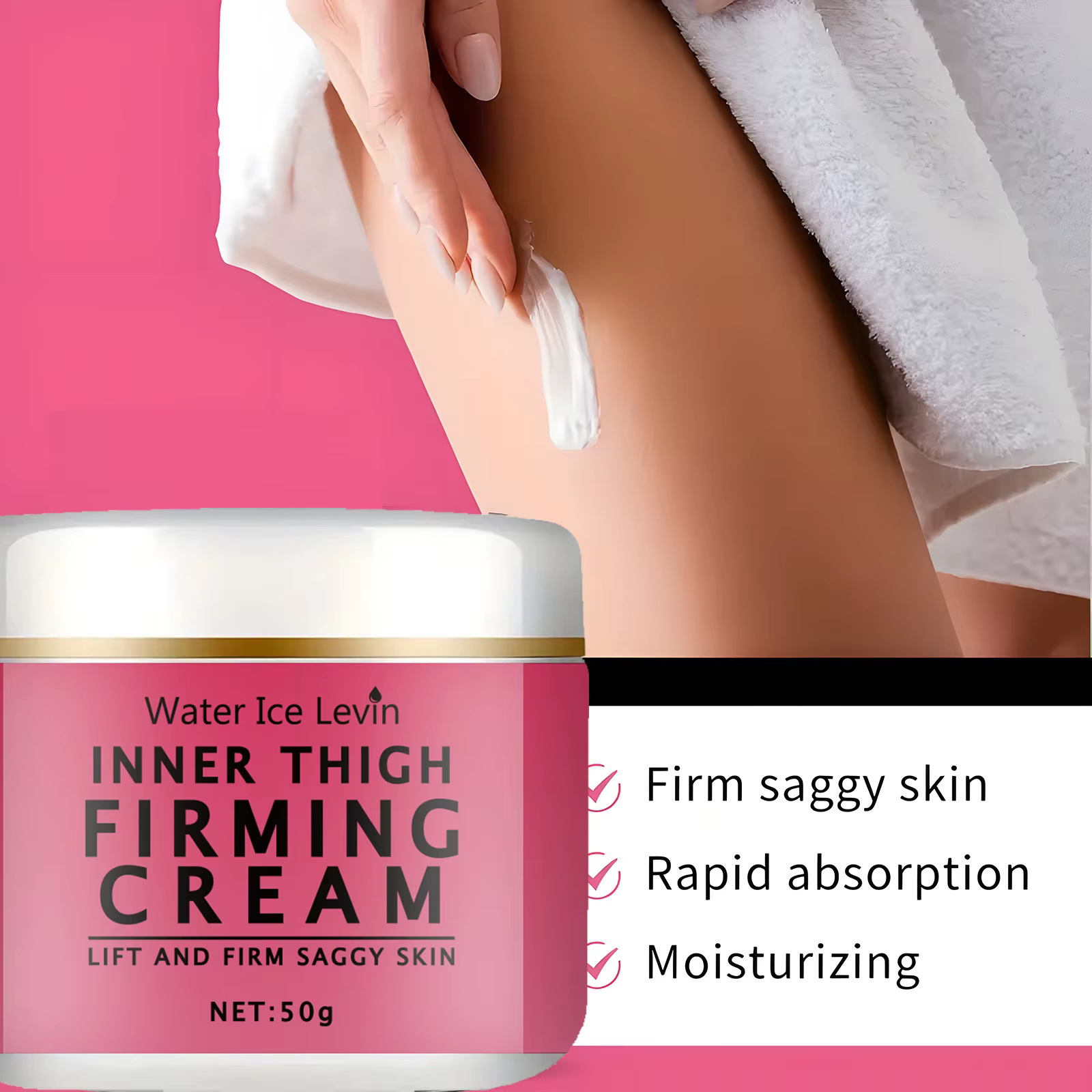 Crème raffermissante interne pour les jambes