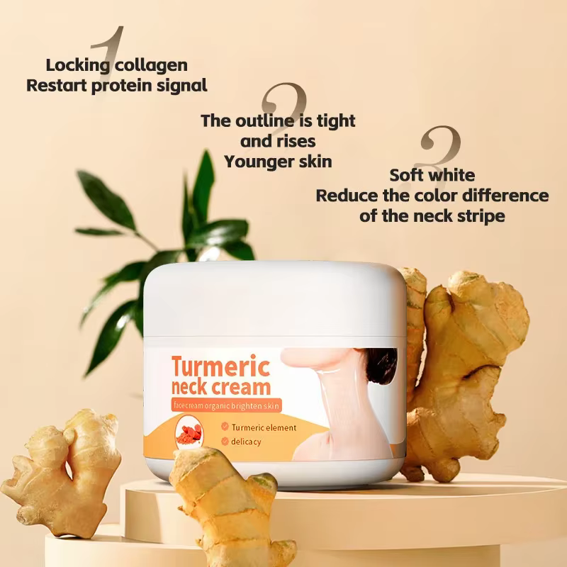 Crème pour le cou au curcuma