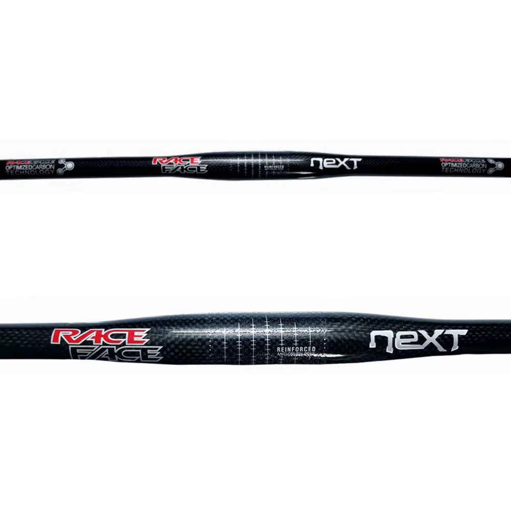 Race Face NEXT 3K guidon en carbone brillant plat/hauteur guidon de vélo VTT 31.8*600/620/640/660/680/700/720/740/760mm