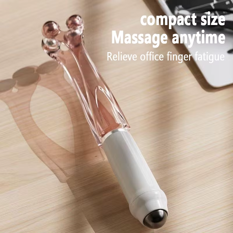 Rouleaux de massage portables pour points d'acupuncture des doigts et des mains