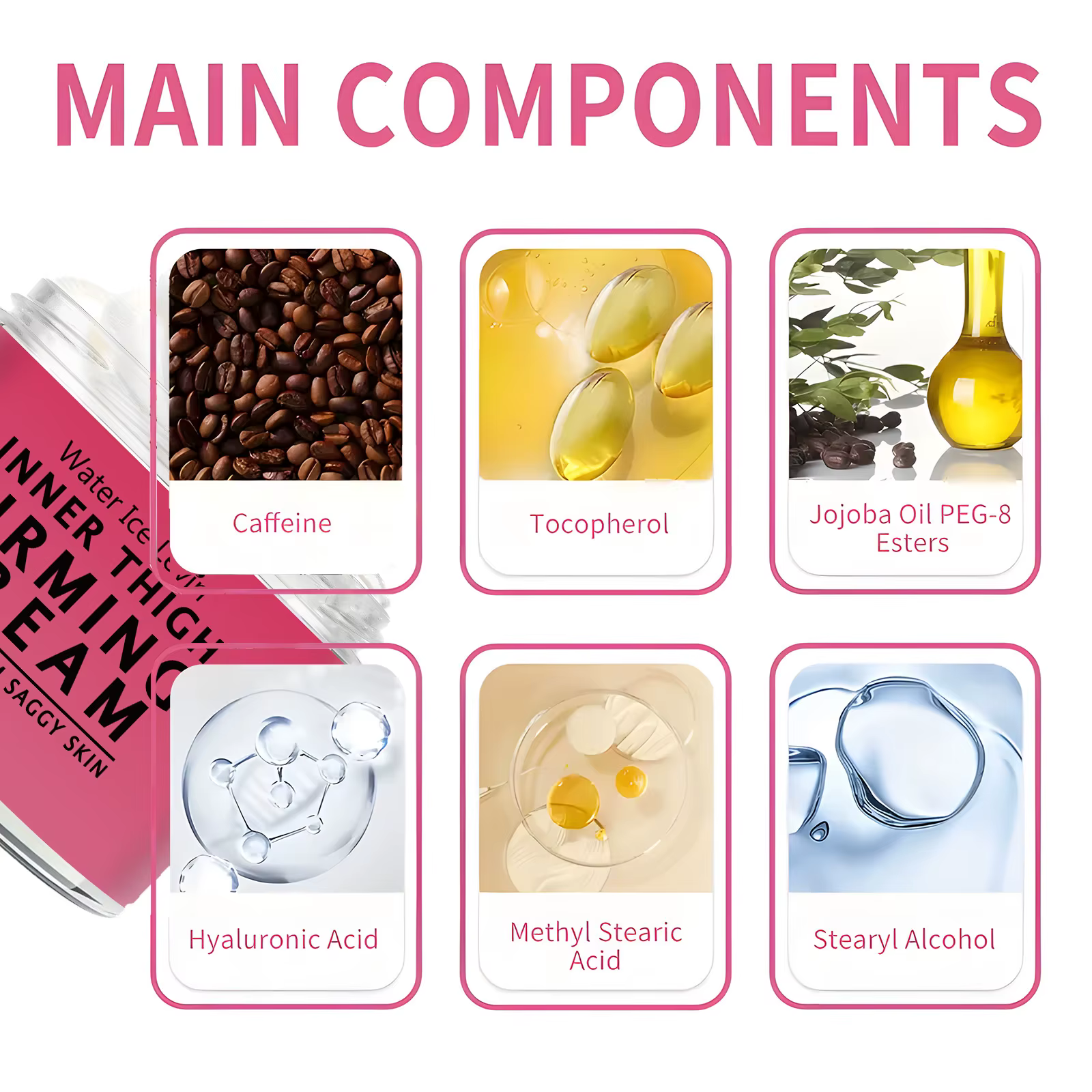 Crème raffermissante interne pour les jambes