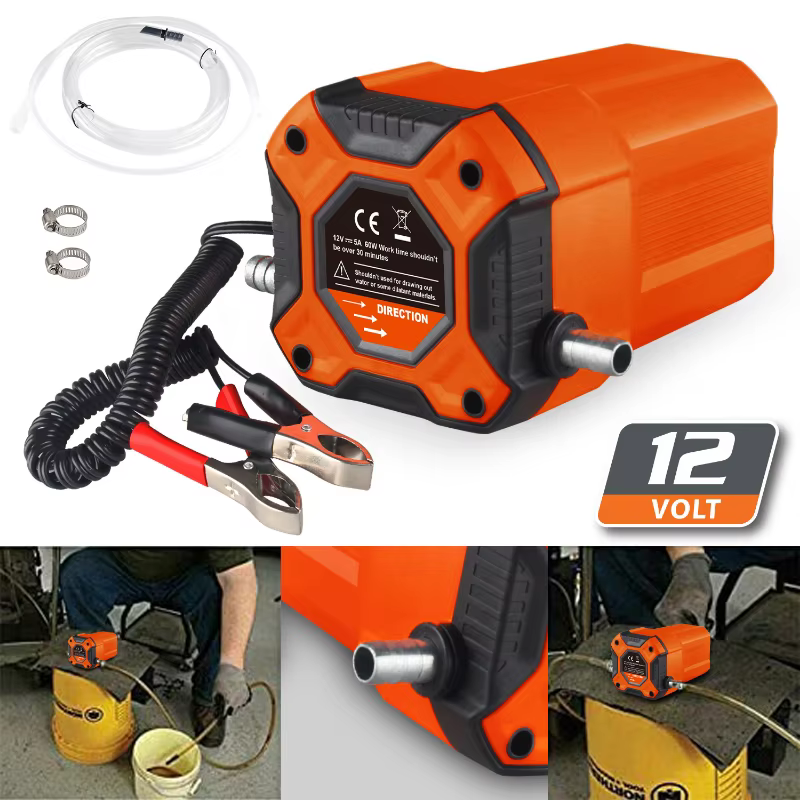 EADavid-Pompe d'aspiration d'huile de voiture électrique, 12V, 60W, livraison de carburant, huile moteur, pétrole brut, eau salée, pompe d'aspiration pour voiture, moto, bateau