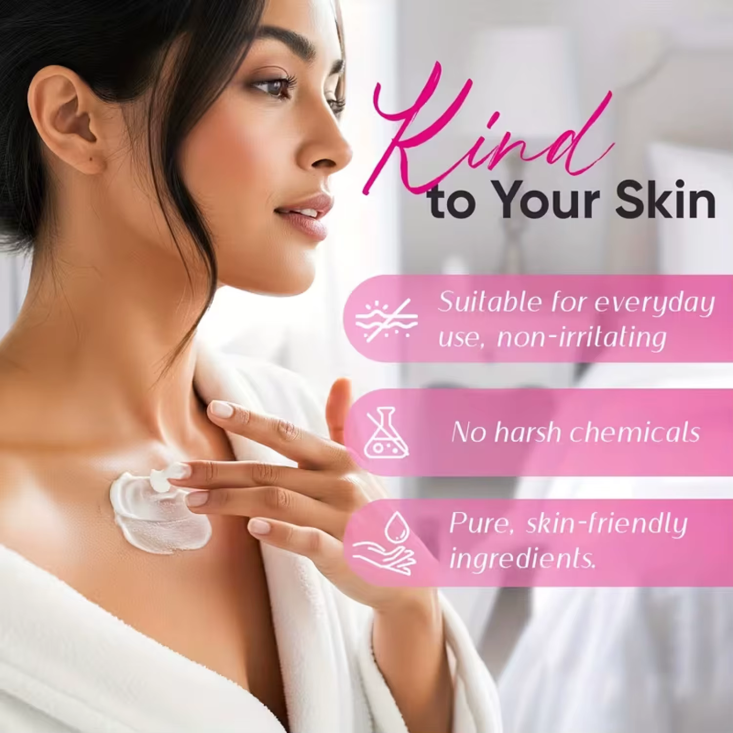 Crème raffermissante pour les seins : texture légère