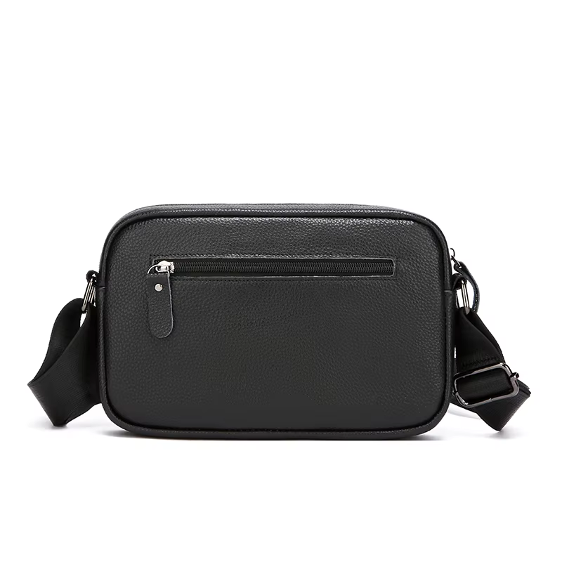 Sac à main en cuir de vache pour hommes, petit sac à bandoulière en cuir véritable de haute qualité, pochette de jour décontractée pour hommes, sac pour téléphone