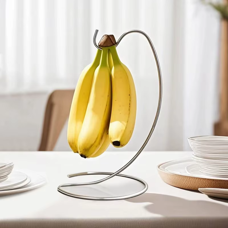 Support à bananes moderne pour garder les bananes fraîches, support de comptoir de cuisine, gadget de cuisine mignon