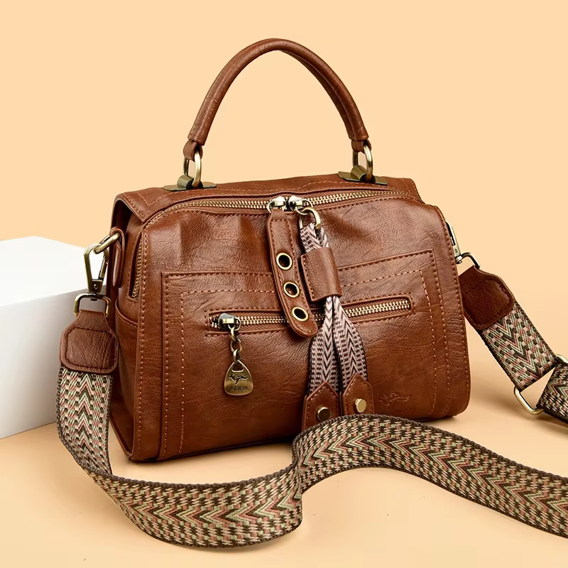 Sac à main en cuir de bonne qualité pour femmes, sacs à bandoulière de luxe de styliste, grande capacité, sacoche de marque, 2024