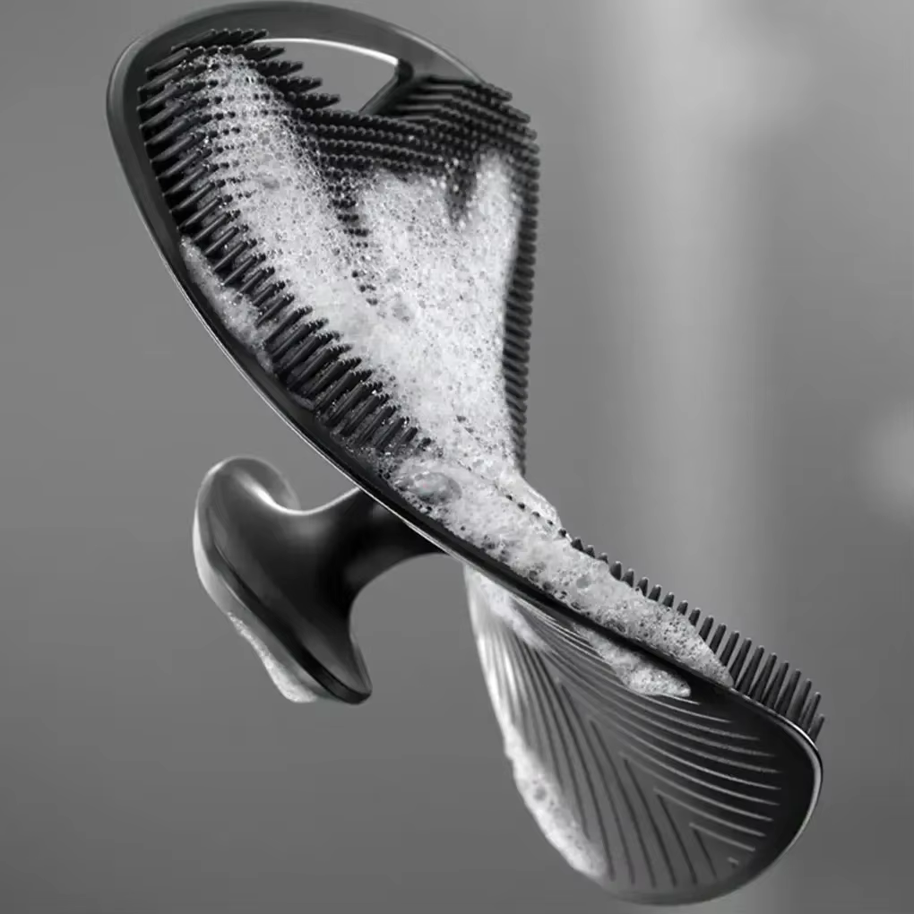Brosse de nettoyage du corps en Silicone souple