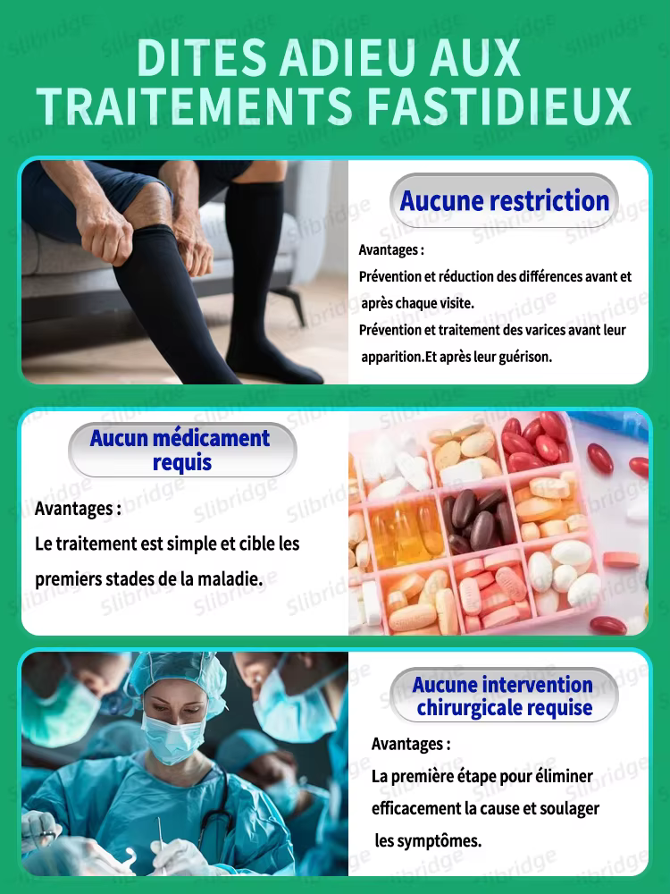 Les outils de soins des jambes éliminent les varices