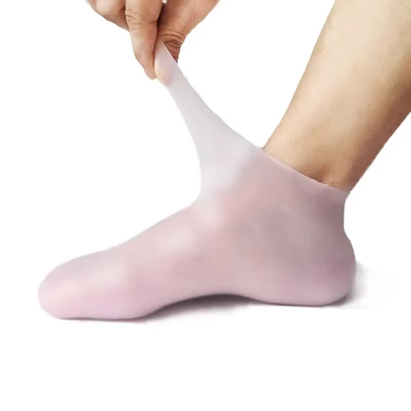 Chaussettes de soin des pieds en silicone