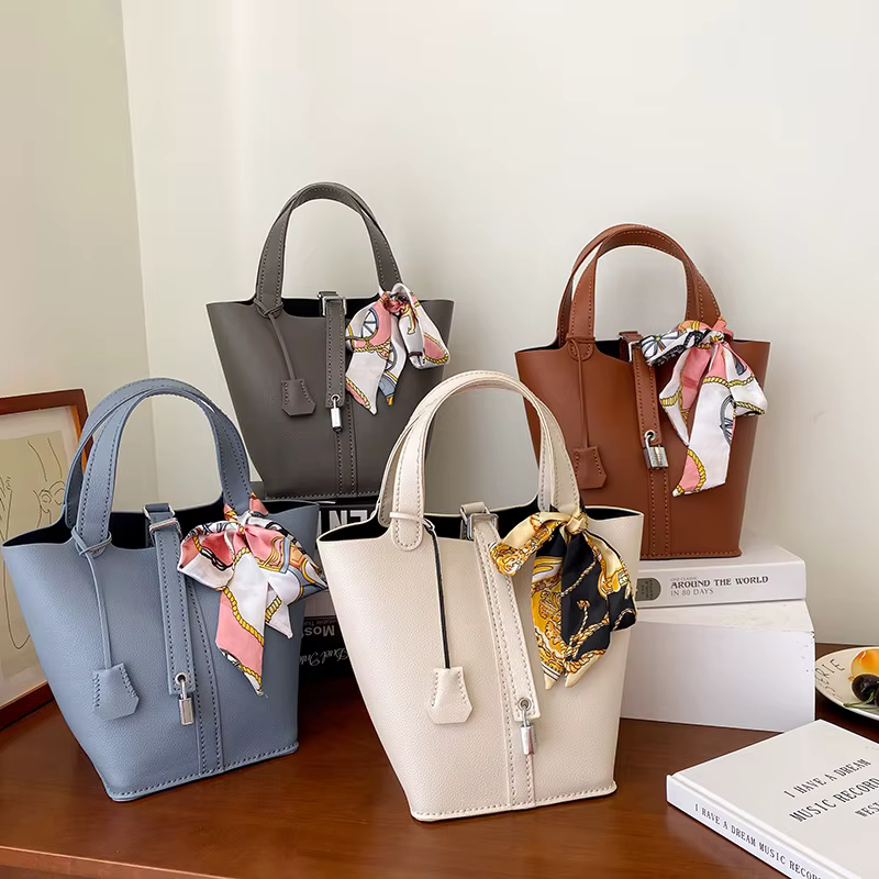 Sac à main en cuir PU pour femme, couture à la main avec accessoires, produit semi-fini, matériel de sac, bricolage, 1 ensemble