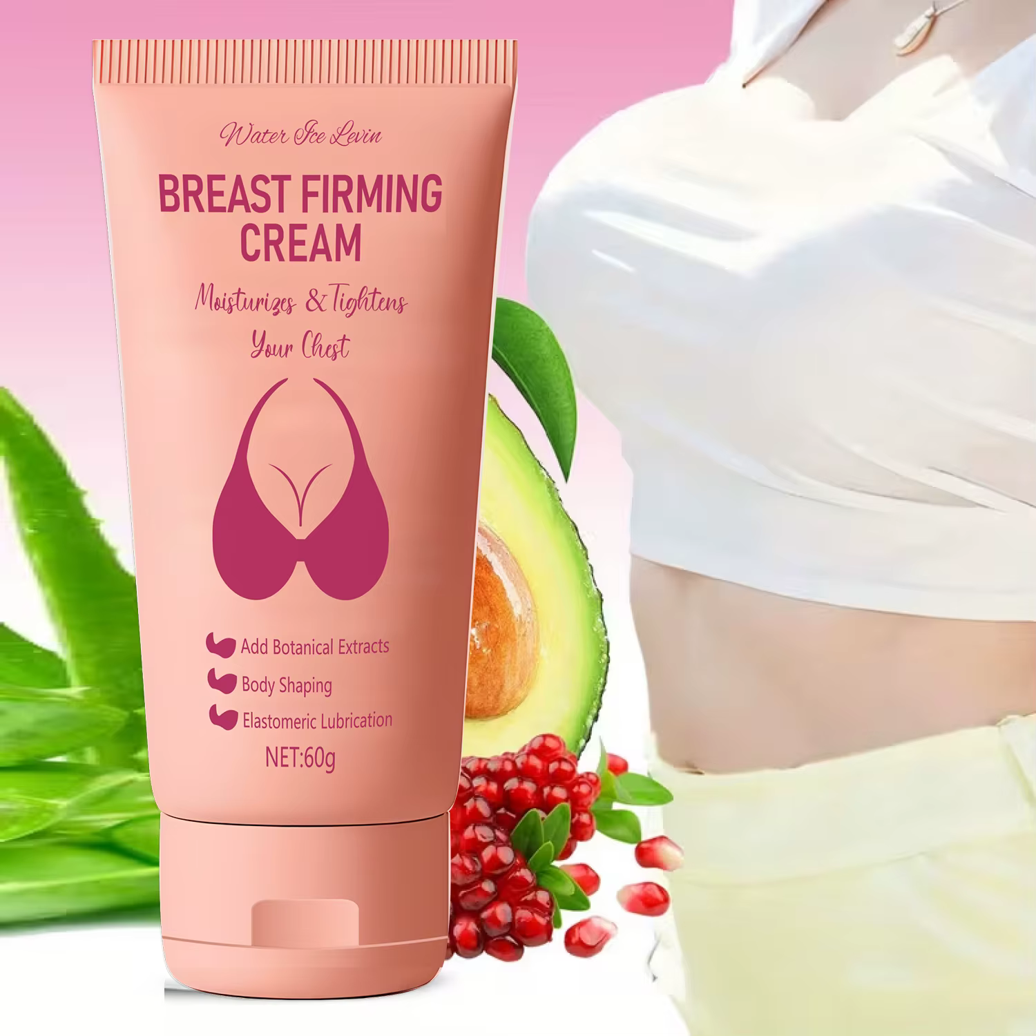 Crème raffermissante pour les seins : texture légère