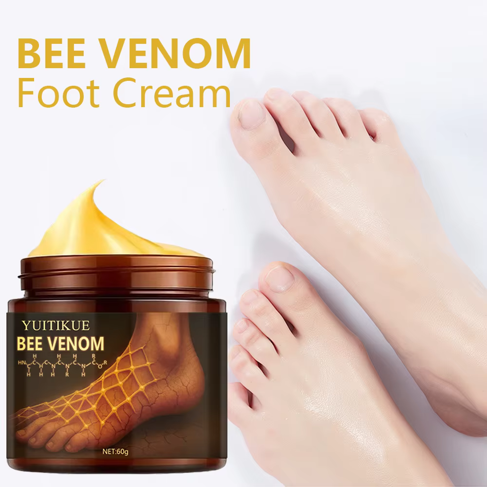 Crème pour les pieds au venin d'abeille