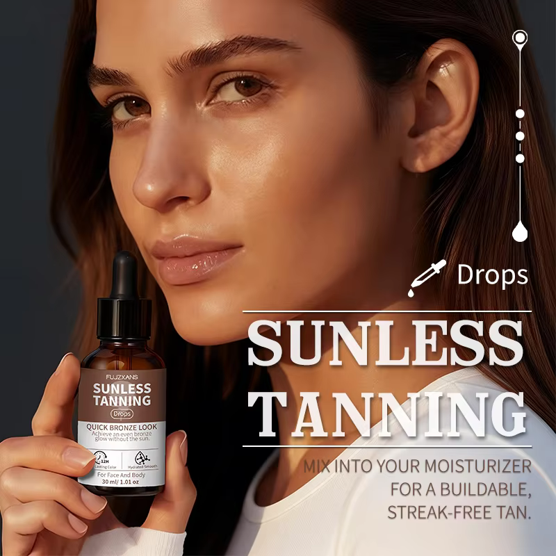 Gouttes autobronzantes 30 ml pour un éclat instantané et un bronzage du visage et du corps
