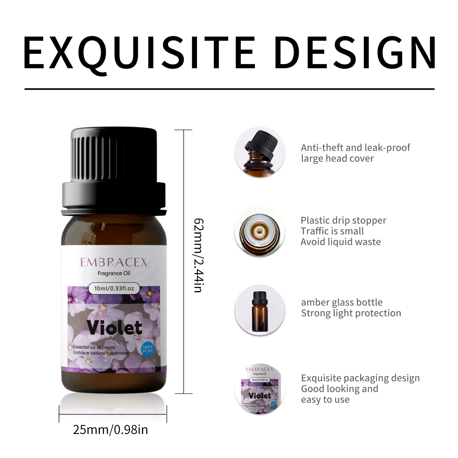 Huile Essentielle de Violette 10ml