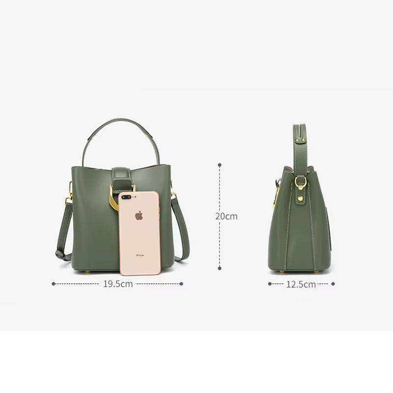 Sac à main 100% cuir véritable pour femmes, sacoche décontractée à bandoulière, fourre-tout