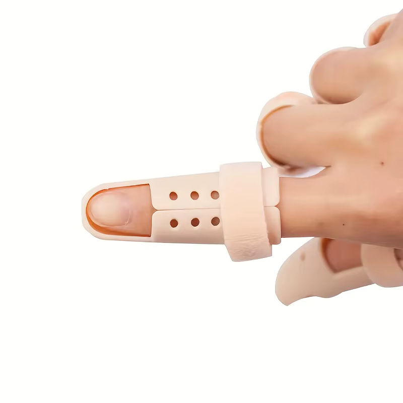 Attelle de doigt réglable 5 pièces pour hommes et femmes-matériau PE Durable, soutien des blessures et Protection sportive, conception respirante