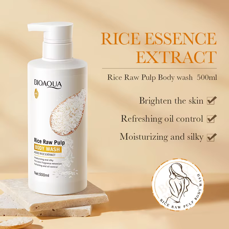 Gel douche au lait de riz
