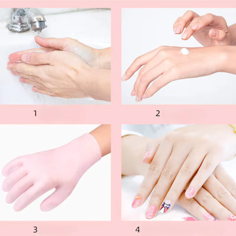 Gants hydratants en Silicone