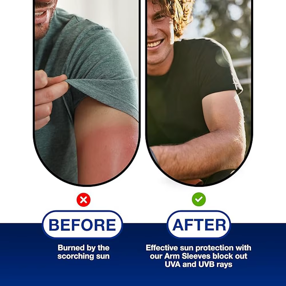 Manchons de protection solaire pour hommes, gants en soie glacée pour l'été, design fin, protection UV, pour la conduite et le cyclisme, couvre-bras d'extérieur