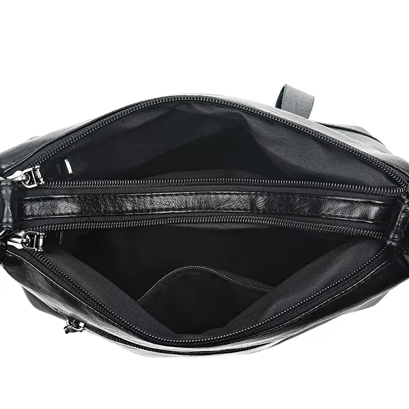 Sac à main asymétrique épaule dénudée en cuir élégant, sac de Shopping, nouvelle mode pour femmes, grain de peau de mouton, beau sac à bandoulière pour dames, 2024