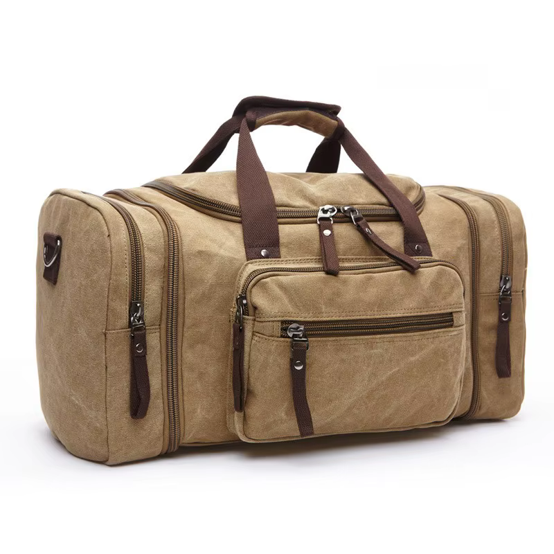 Sac à main de voyage pour hommes, bagages à main, sac de voyage en toile, sac à bandoulière de week-end, sacs à main multifonctionnels de grande capacité