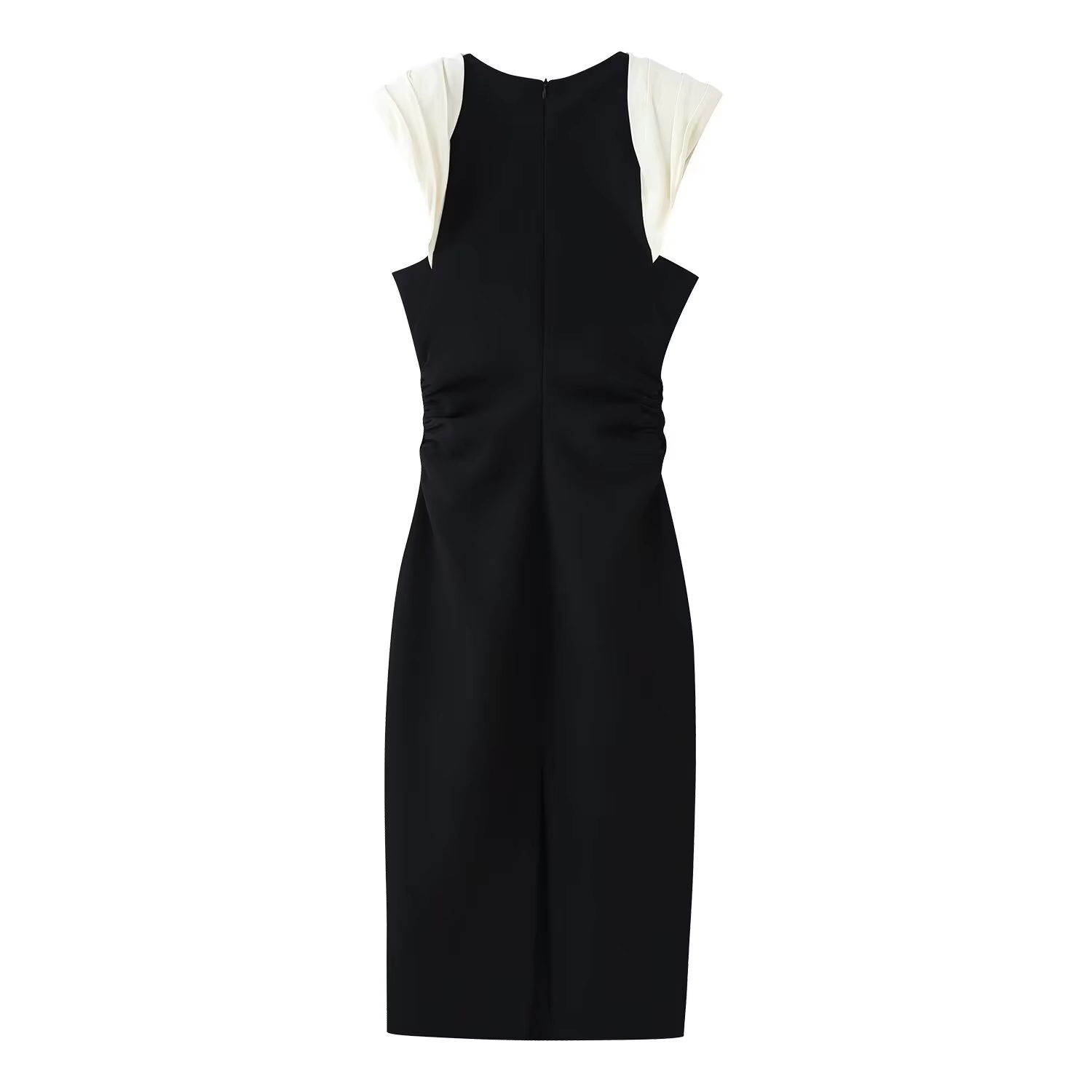Robe longue de soirée moulante style français à effet amincissant