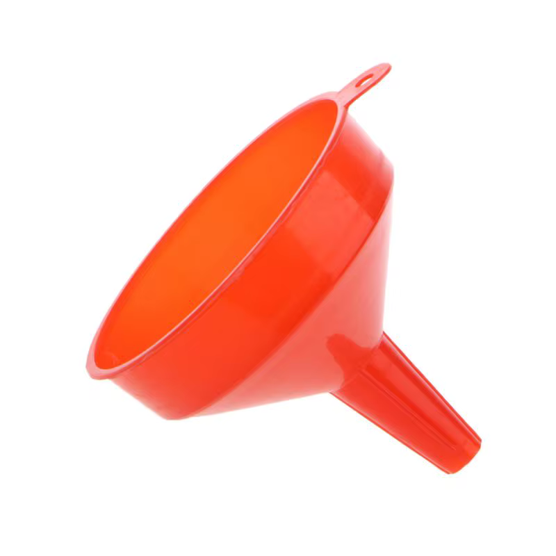 Bec d'entonnoir de remplissage en plastique pour huile moteur, outil doré pour diesel, style de voiture, moto, camion, véhicule, universel