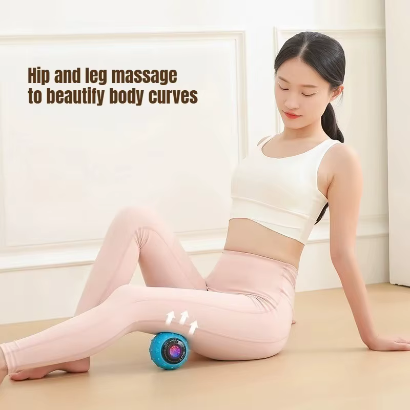 Balle de massage vibrante rechargeable à 5 vitesses