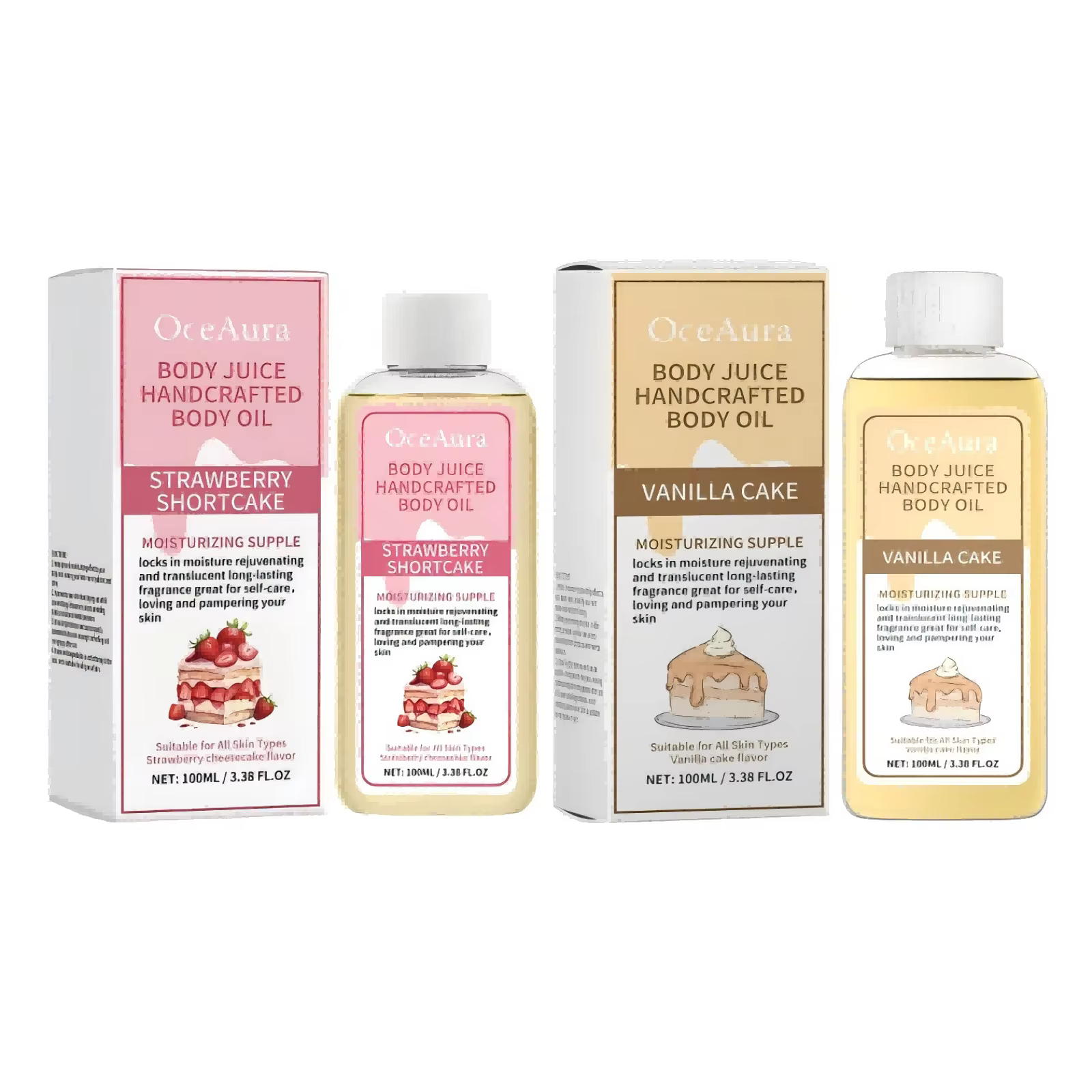 Huile corporelle parfumée vanille parfum longue durée hydratant rajeunissement de la peau