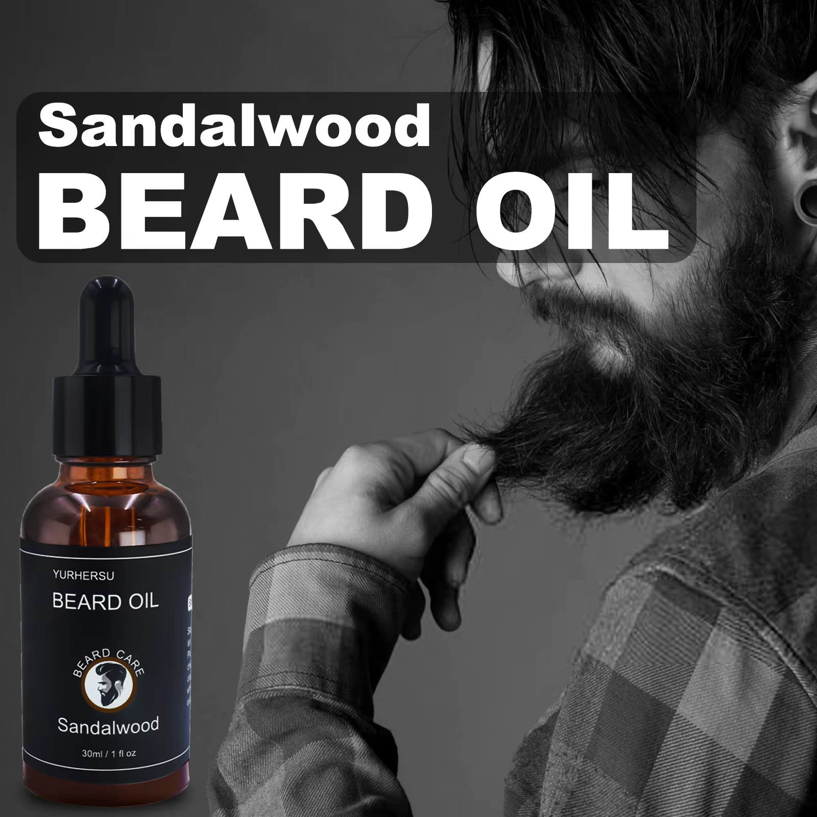 Kit de soins de barbe pour hommes