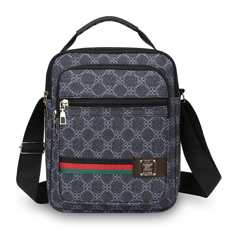 Sac bandoulière homme, nouveau modèle tendance, multi-couches, polyvalent, sac à main décontracté, sac messager pour usage quotidien et voyage