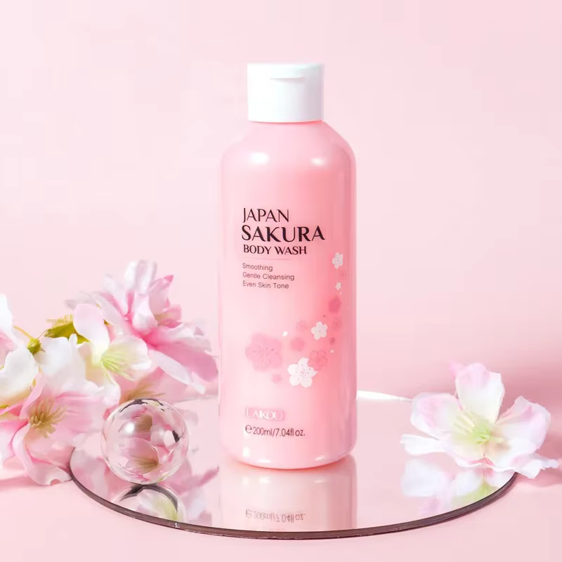 LAIKOU Sakura Gel douche longue hydratant lisse