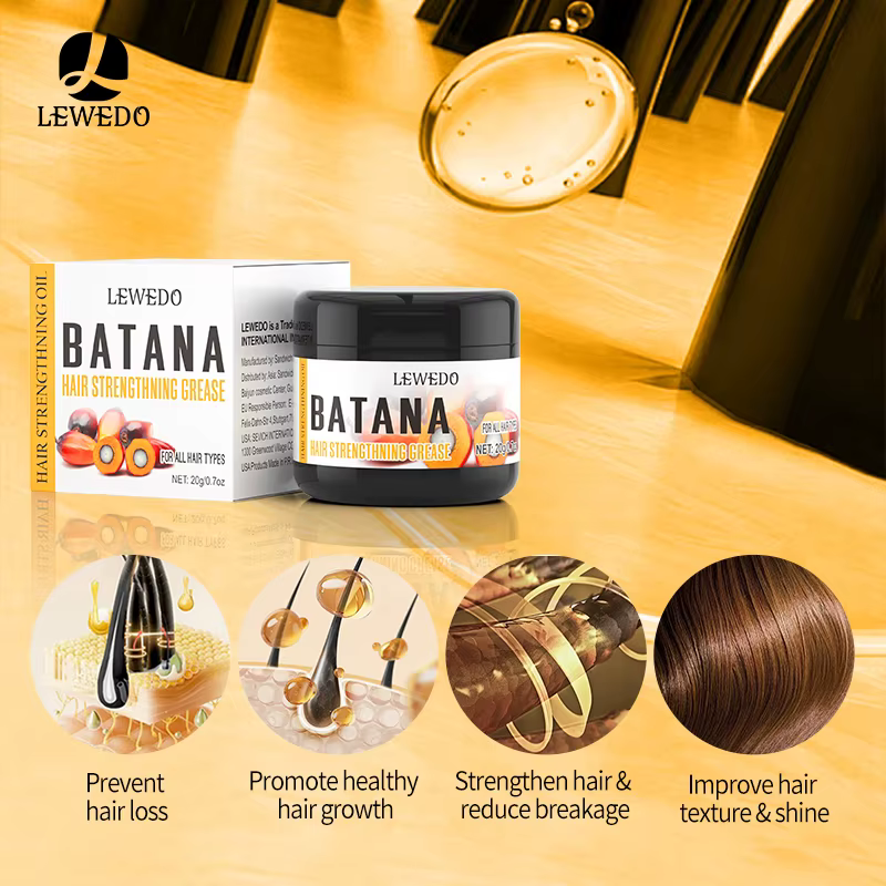 Crème de poupée de cheveux organique Batana