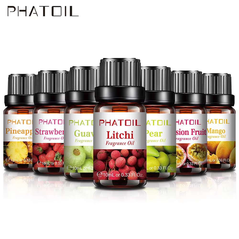 PHATOIL 10ml huile de parfum de fruits mangue fraise pomme cerise pastèque arôme doux huiles