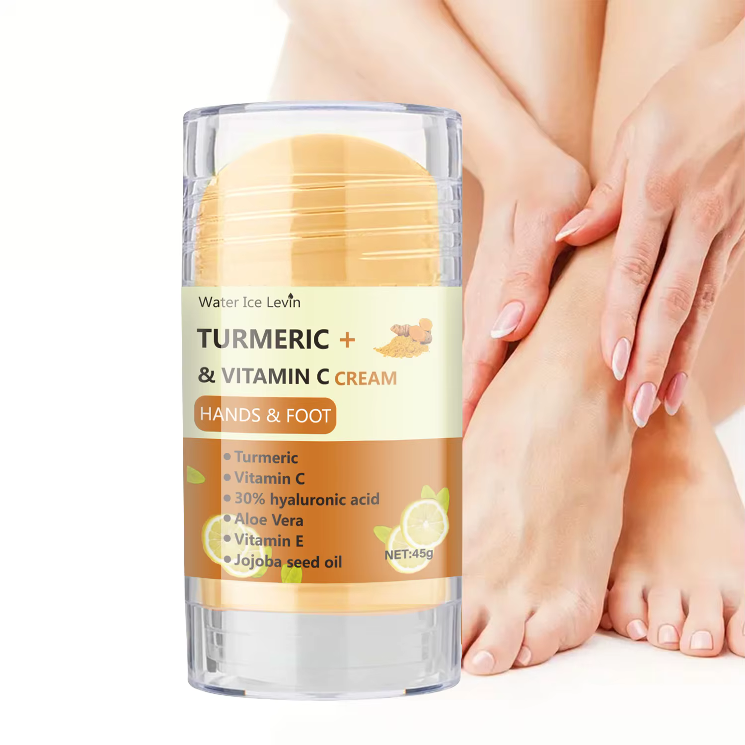 Crème Mains et Pieds au Curcuma et Vitamine C