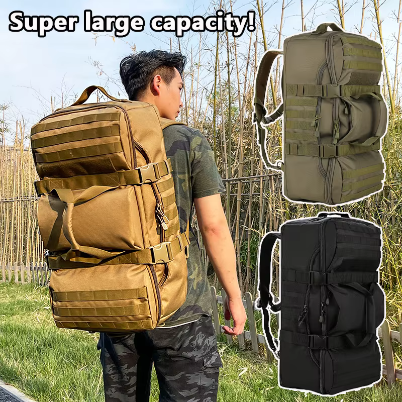 Sacs d'alpinisme en plein air pour hommes, sac à main de grande capacité, sac à dos polyvalent, sac de voyage portable, sacs à bagages à usage touristique