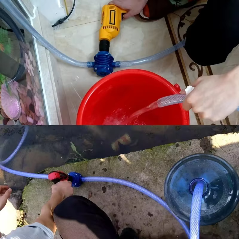 Perceuse à main auto-amorçante robuste, pompe centrifuge pour bateau, jardin domestique, pompe à eau haute pression