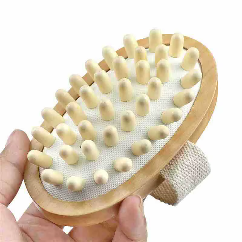 Brosse de Massage en bois Anti-Cellulite