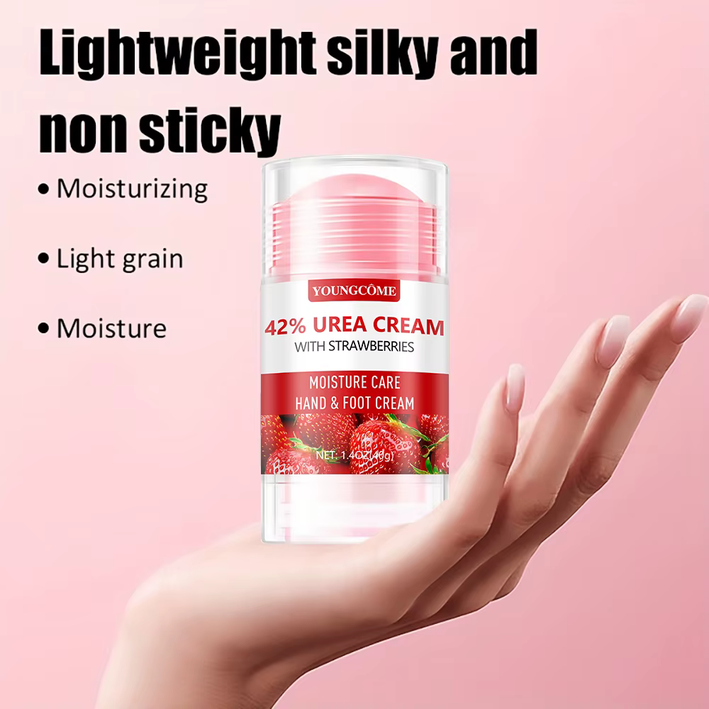 Crème contre l'urée, fraise