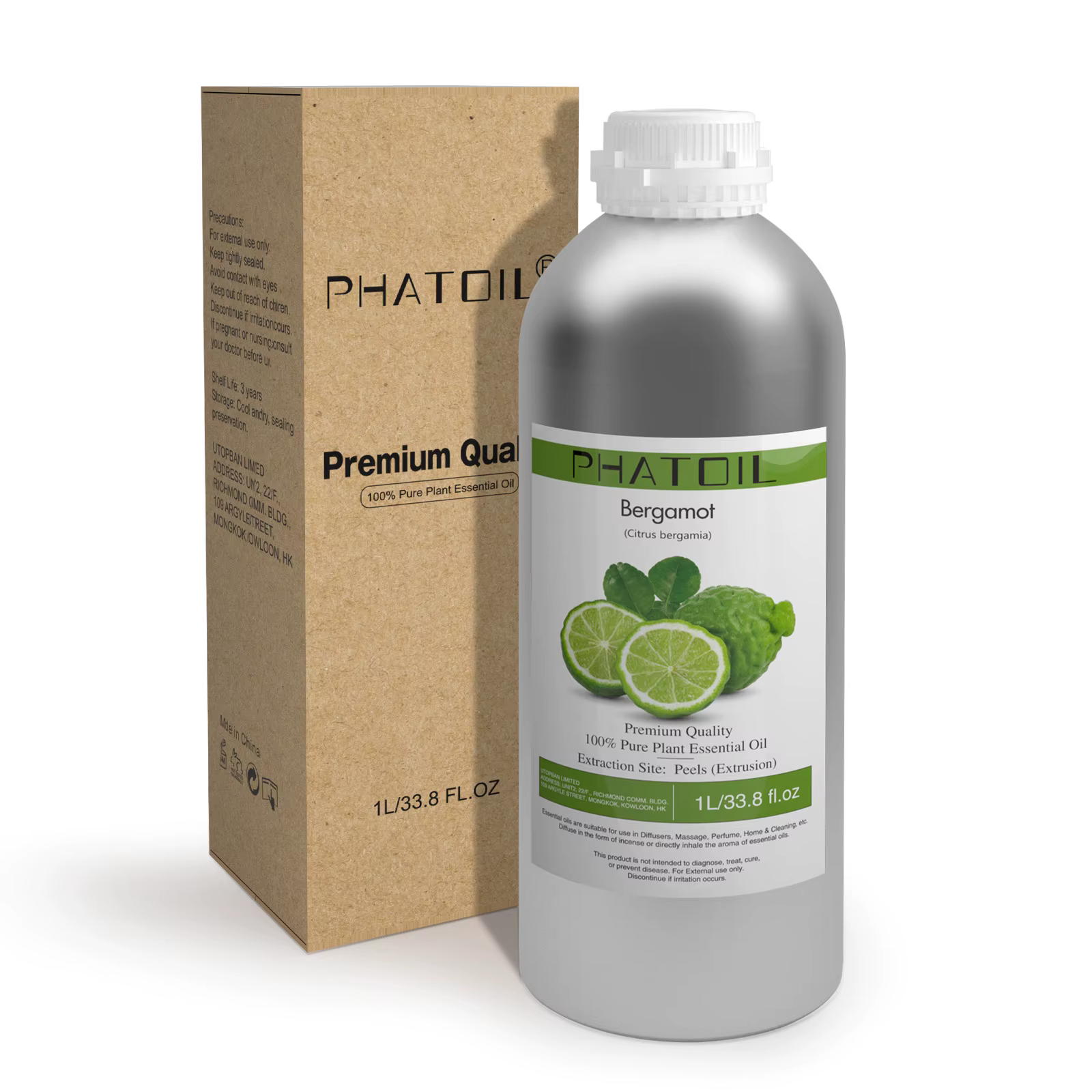 PHATOIL 1000ML huiles essentielles végétales naturelles pour humidificateur diffuseur menthe poivrée bois de santal bergamote aromathérapie huile essentielle