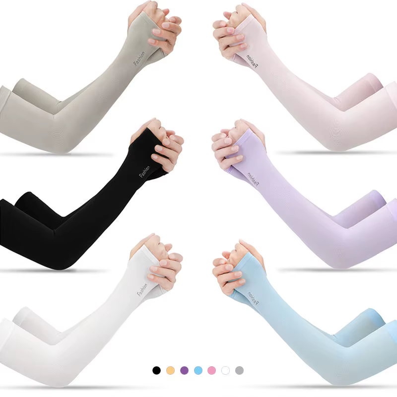 Gants de Protection solaire, manches d'été, Protection solaire, manches de glace, bras de Protection Uv, cyclisme, pêche, escalade, conduite