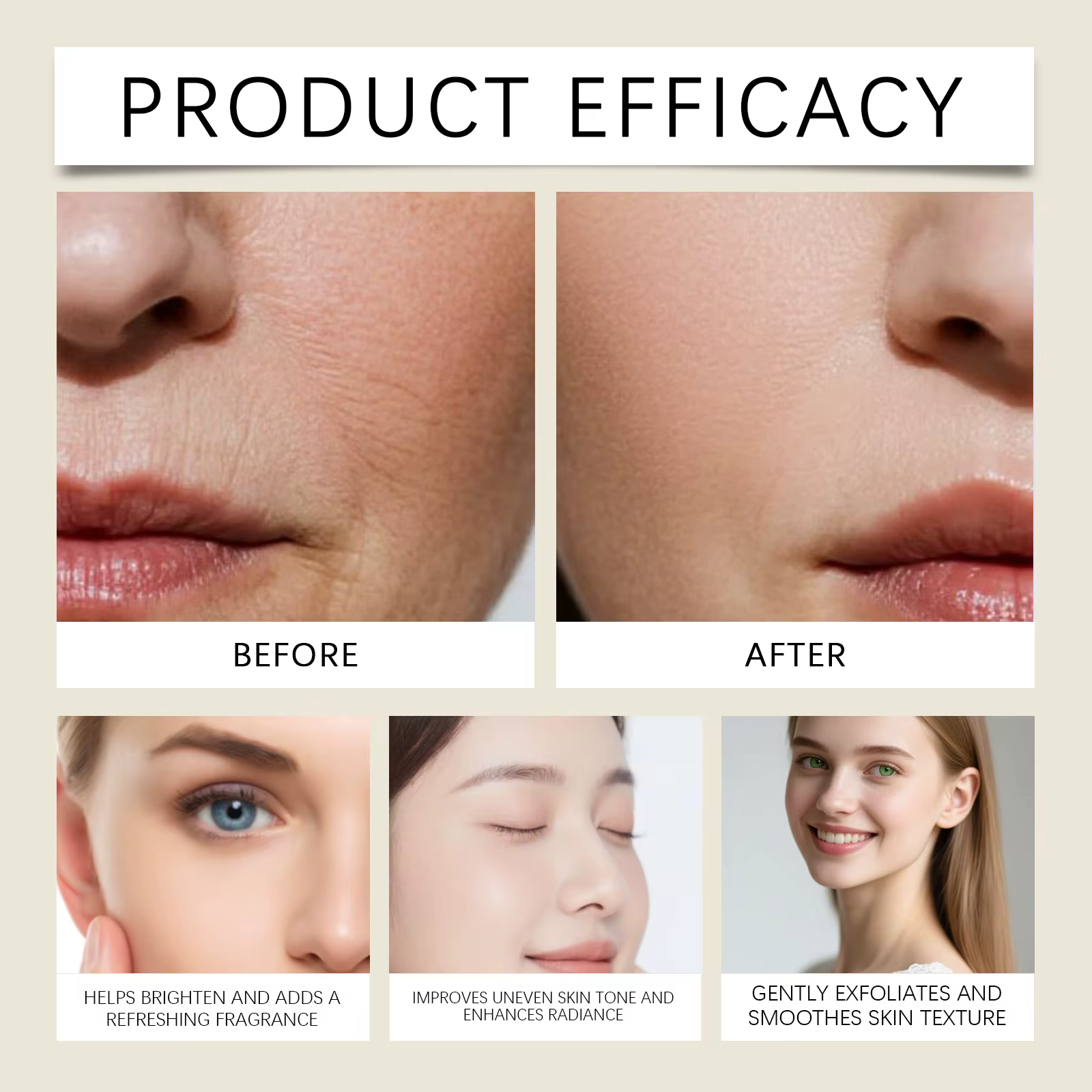 Crème pour le corps à lueur de fraise avec Niacinamide acide salicylique exfoliant hydratant peau lisse Non grasse hydratant cadeau de vacances