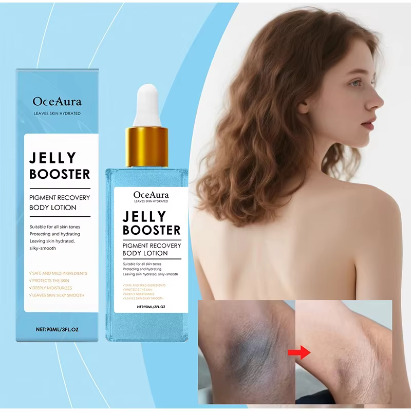 Lotion pour le corps de récupération de pigments de rehausseur de gelée sérum éclaircissant de Niacinamide