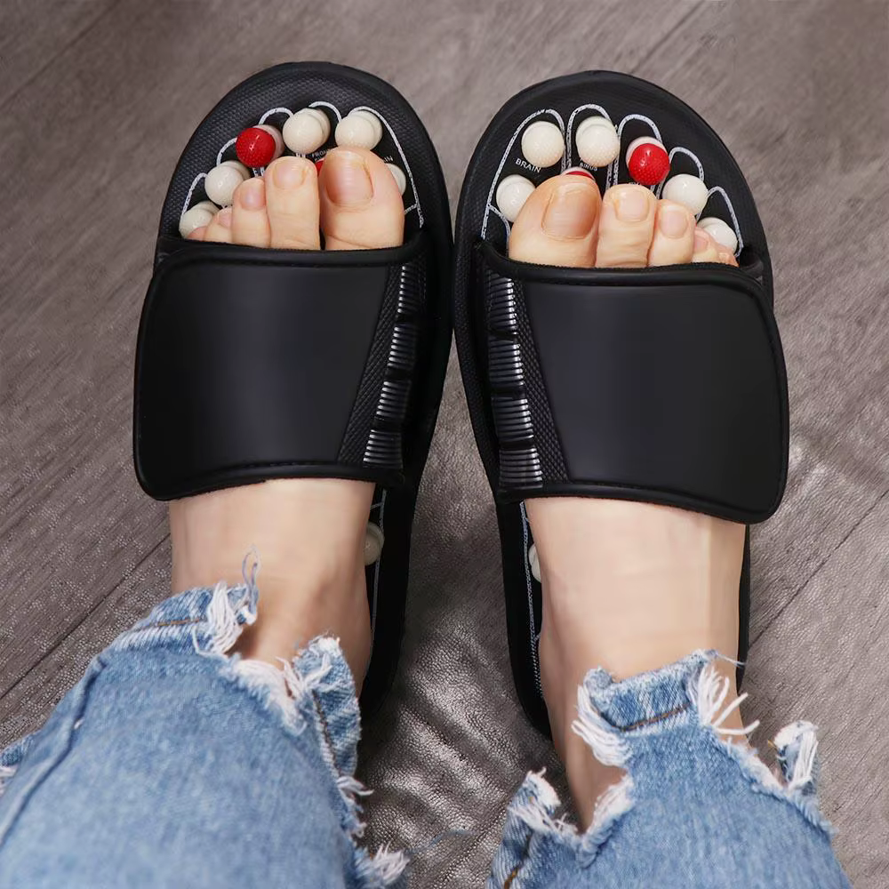 Chaussures de Massage des pieds rotatives unisexes
