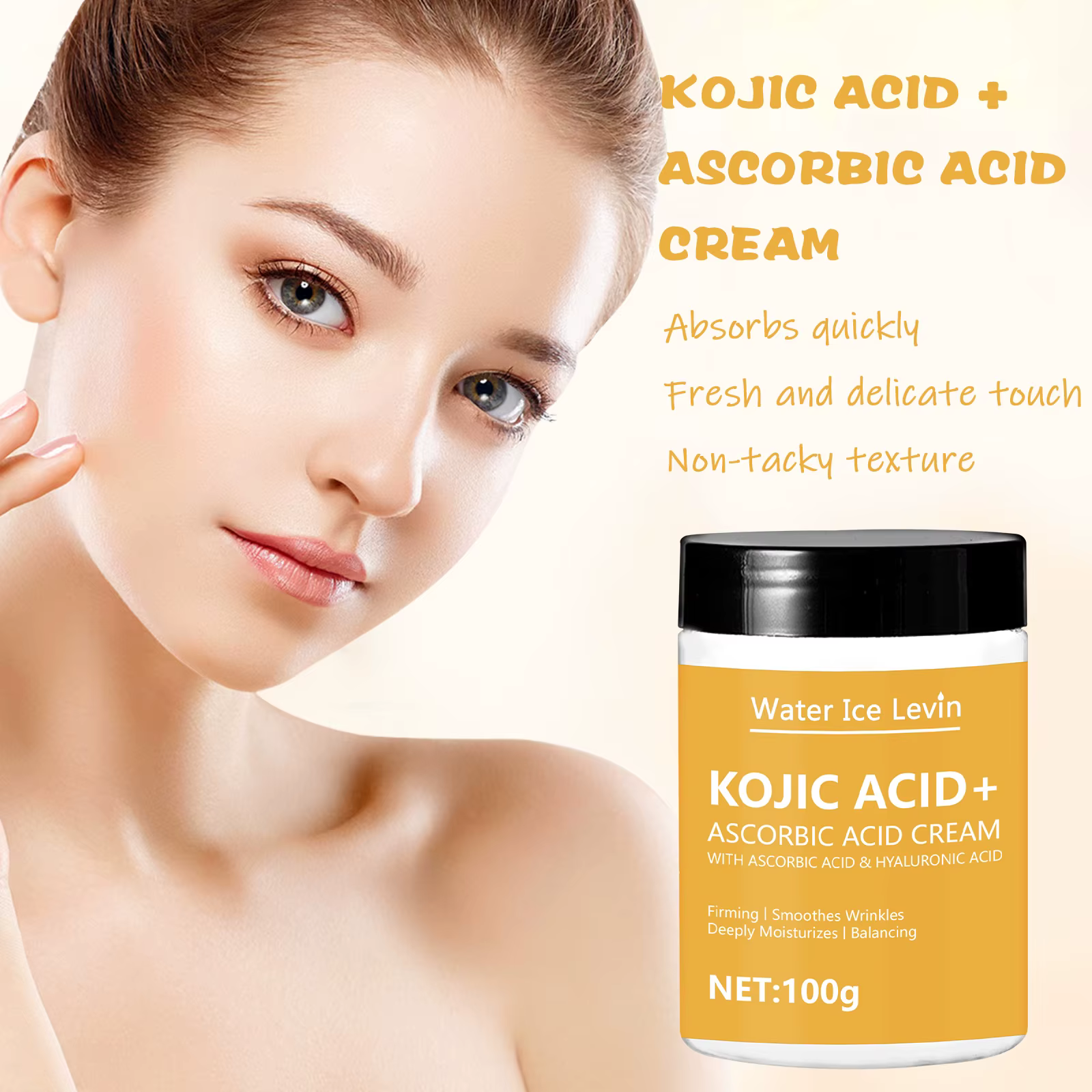 Acide kojique Lifting crème raffermissante collagène rides lisses