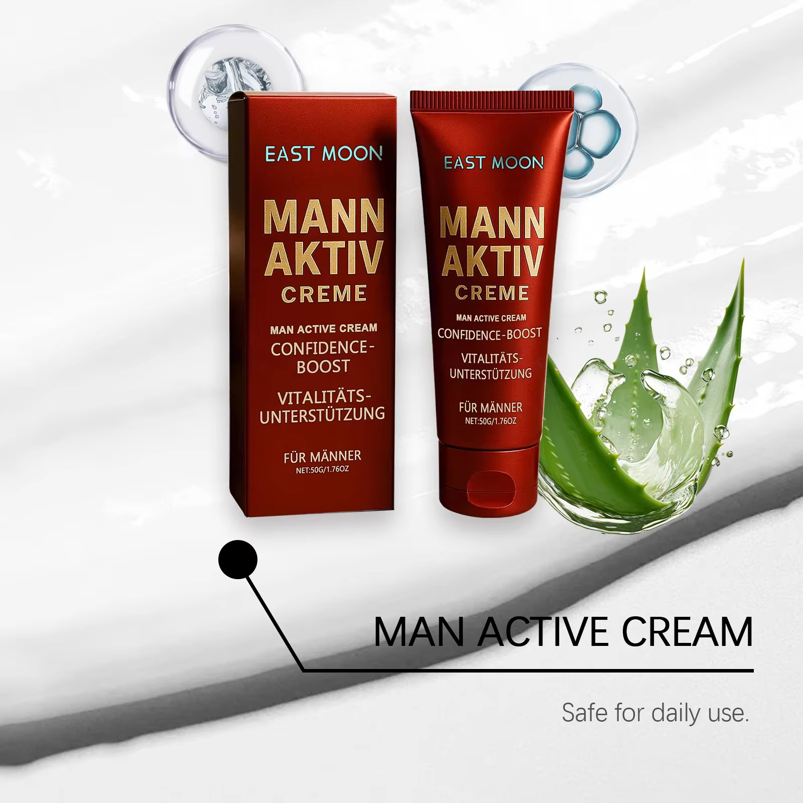 Mann Aktiv Creme 50g – Crème hydratante et vitalisante pour hommes
