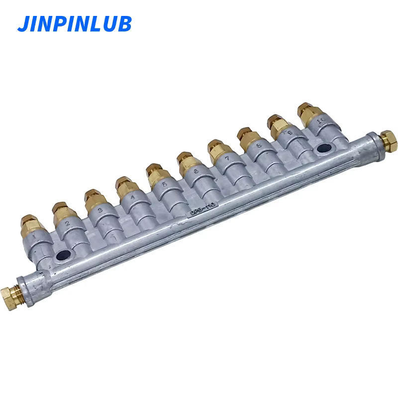 Distributeur d'huile lubrifiante volumétrique à déplacement positif de haute qualité, injecteur d'huile lubrifiante centralisé